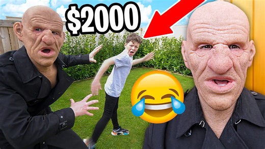 $2,000 realistic mask prank fools little brother completely