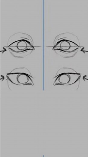 Asian vs. European EYE Shapes | How to Draw Eye Variations