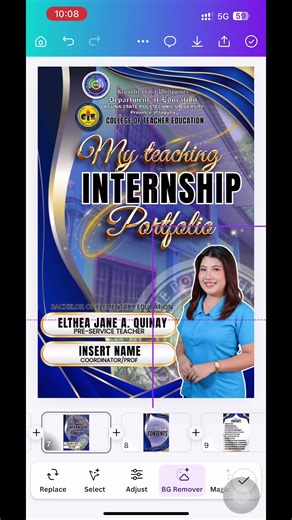 ✨ TEACHING INTERNSHIP PORTFOLIO CANVA TEMPLATE ✨ I promised to create more designs for Teaching Internship Portfolios… and here it is! 💙 🎉 THE LATEST TEACHING INTERNSHIP PORTFOLIO TEMPLATE – BLUE EDITION IS OUT NOW! 🎉 👩‍🏫 Pre-Service Teachers, this is for YOU! Feeling overwhelmed and tired of starting from scratch? 😩 Don’t worry—I’ve got you covered! 💡 Say hello to your ALL-IN-ONE PORTFOLIO SOLUTION! 📂 WHAT YOU’LL GET: ✅ Complete Introduction ✅ PPST-Based Portfolio Content (Domains 1–7) 