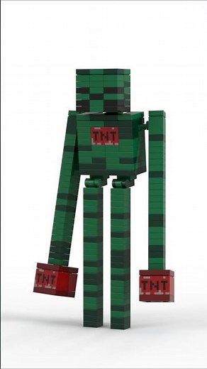 LEGO minecraft creeper enderman mob skin