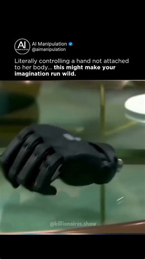 Artificial Intelligence & Digital Delusion on Instagram: "Tilly Lockey’s HeroPro isn’t just a prosthetic - it’s a wireless, mind-controlled bionic hand. Even when detached, it moves with her thoughts through neural signals. No cables, no limits - just pure interface between brain and machine. Humanity just took another step into sci-fi reality. Would you try a device like this if you could control it with your mind? . . Follow @aimanipulation for daily trends and latest developments to keep you 