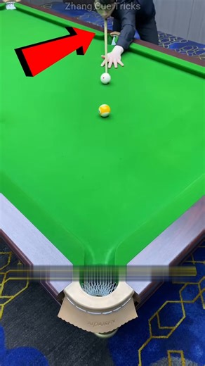 How to control cue ball to avoid foul? #reels #billiards #snooker #pool #trickshot #billiardschallenge #8ball #9ball #8ballpool #billiardsclub #billiardspool | Zhang Cue Tricks
