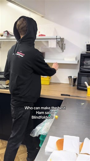Blindfolded Ham Salad Challenge: Who Will Win?