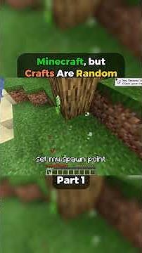 This minecraft random crafts mod is crazy #minecraft #minecraftchallenge