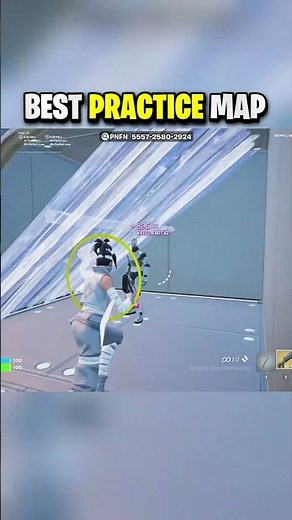 I found the BEST PRACTICE Map in Fortnite 😱 #fortnite #fortniteclips
