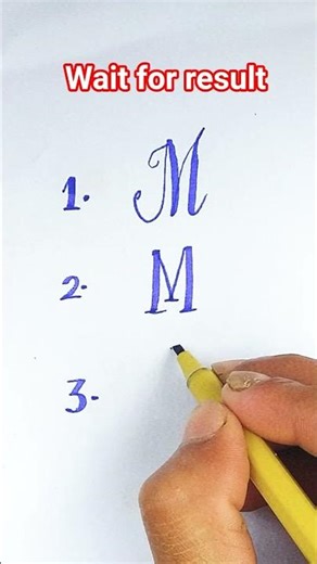 🔥 You’re Writing Letter M Wrong! 😱 | Easy Calligraphy Trick (1 Minute)