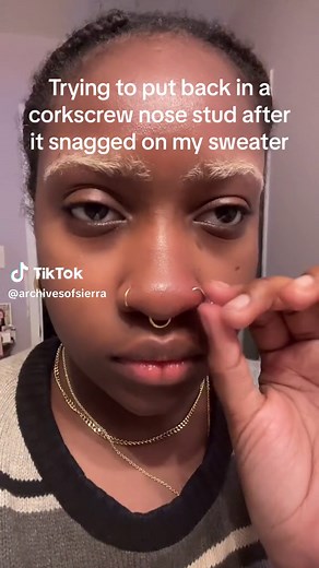 Nostril Piercing Challenges: Tips for Corkscrew Studs