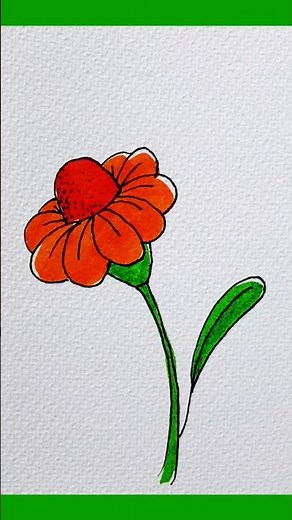 Draw Cute Flower Clipart – Perfect for Kids and Beginners