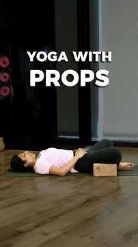 Yoga With Blocks | Yoga For Beginners | Easy Yoga Practice | #shorts #YogaBlocksExercises