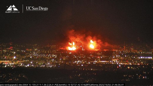 Massive blaze erupts at Chevron’s refinery in El Segundo