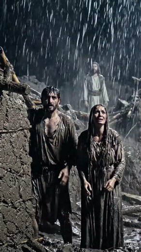 Jesus Calms the Storm and Saves the Family 🙏🌧️