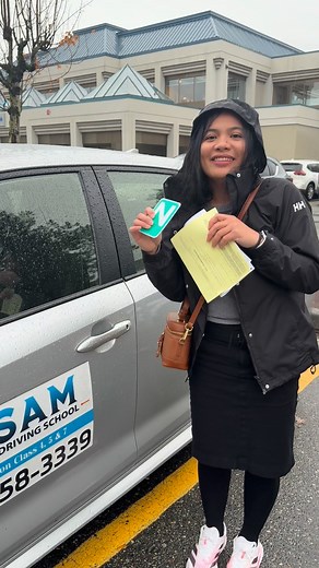 Congratulations 🎉 JEMIELYN🎖on Passing ICBC Class 7 Road Test Today in ABBOTSFORD . Good Luck. Today's Lesson Tomorrow's Success with Sam Prodrive Academy ( Abbotsford ,BC,Canada )For any query about driving lessons and road test preparation courses, we can help you with the Road Test Journey. Please visit us at https://www.samprodriveacademy.ca/ or call at 672-558-3339 #fraservalley #ICBCRoadtest #fraservalley#bestdrivinglessoncanada #bestdrivinginstructor #drivinglessonsurrey #bestdrivingscho