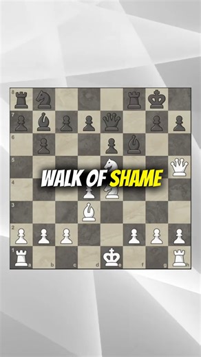 WALK OF SHAME - Edward Lasker vs George Alan Thomas #checkmate #chessshorts #chesscombo