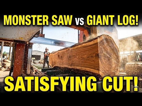 I bet you’ve NEVER seen wood processed this way... 🛠️