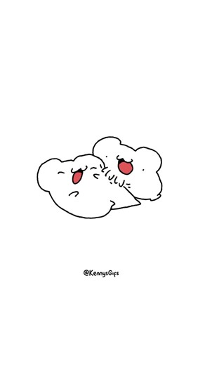 KennysGifs | Tickle toots 💨❤️ #cuteart #animation #coupleart | Instagram