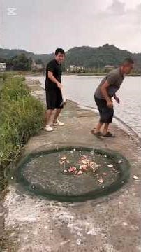 Caught tons of fish using a Watermelon See how #shorts #shortvideo