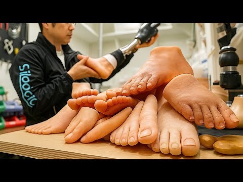 Inside the $8,000 Prosthetic Lab: How Ultra-Realistic Legs & Feet Are Made (Full Process)