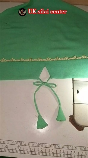 ✨ Beautiful Sleeve Design with Stylish Tassel | Easy Cutting & Stitching Tutorial ✂️🧵 #sewing #diy