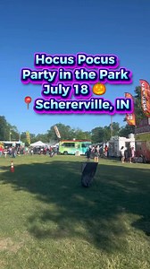 🧙‍♀️✨ Calling all witches, wizards & Halloween lovers—it’s time for a Hocus Pocus Party in the Park! 🎃👻 Come out for a wickedly fun summer night with spooky vibes under the stars! 🪄🗓️ Friday, July 18 | 5–10:30 PM 📍 Redar Park, 217 Gregory St, Schererville ✅ Helicopter Candy Drop at 8PM 🍬🚁 ✅ Live DJ 🎧 ✅ Costume Contest with prizes 👗 ✅ “I Put a Spell on You” Sing & Dance-Off 🎤 ✅ Airbrush tattoos, games, vendors, food trucks & more! 🍔✨ Movie at dusk: Hocus Pocus 🎥🌙 Bring your blankets