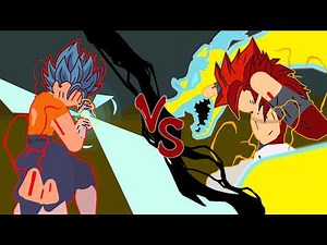 Gogeta VS Vegito Animation