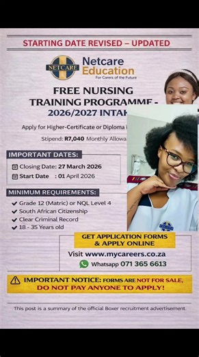 Netcare Learnerships Now Open for Applications
