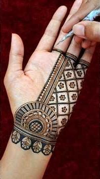 Step by Step Easy Mehndi Design ✨️ #shorts #mehndi #mehndidesign #ytshorts #trending #henna #eid