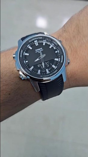 Casio AMW880 Silver Black