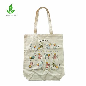 [Hot Item] Custom Logo Size Printed Eco Friendly Recycled Reusable Plain Bulk Large Organic Calico Cotton Canvas Grocery Shopping Tote Bag