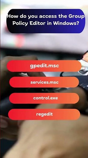 Accessing the Group Policy Editor in Windows #computerbasics