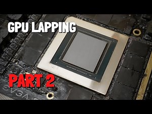 Perfect GPU Lapping with a Water Stone