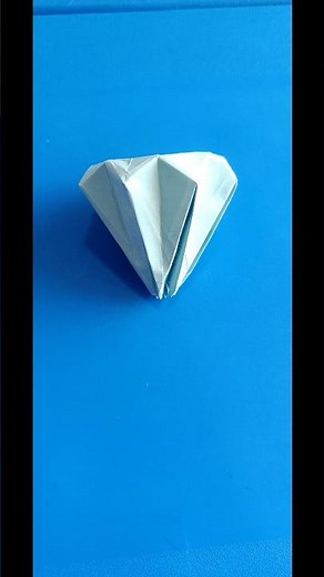 "how to make Origami Diamond" #short