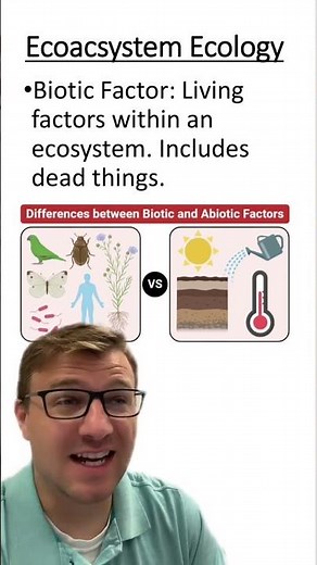 Biotic vs. abiotic factors