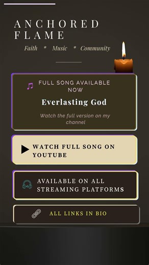 "God was and will always be"...... #everlastinggod #anchoredflame #worship #jesuschrist