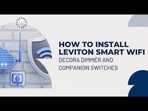 Tutorial. How to install Leviton smart WiFi decora dimmer and companion switches
