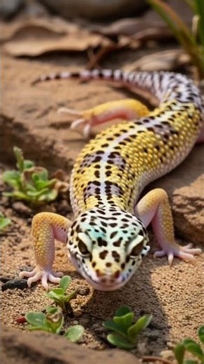 Beautiful Gecko with His Curved Body #gecko #reptiles #lizard #wildlife