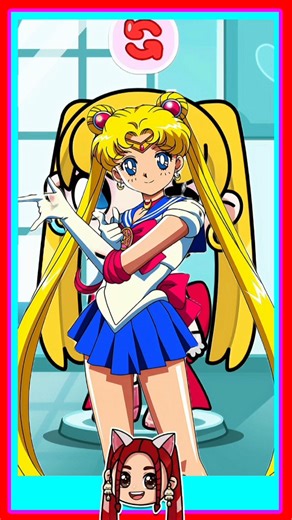 Making SAILOR MOON in Avatar World 🌙 #pazu #avatarworld #shorts #sailormoon