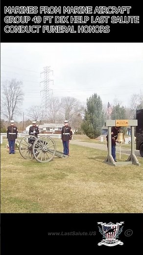 Marines from Marine Aircraft Group 49 Ft Dix help Last Salute conduct funeral honors #MAG49 #FortDix