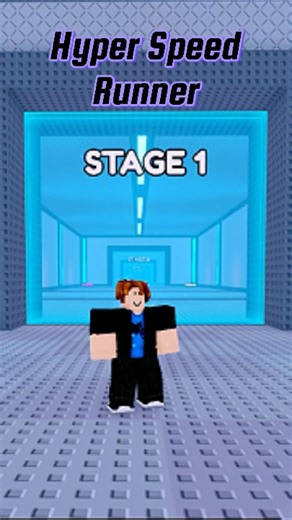 Hyper Speed Runner in Roblox! ⚡ I Couldn’t Stop Running! #roblox #shorts #gaming #robloxshorts