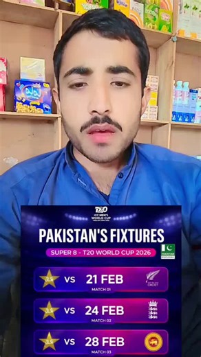 Pakistan Cricket Team in T20 World Cup 2026 Super 8
