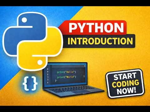 Python Introduction for Beginners in Hindi | Python Full Course #1