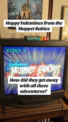Be my Valentine VHS tape from Muppet Babies. #muppet #vhs #valentinesday #retro #throwback @The Jim Henson Company