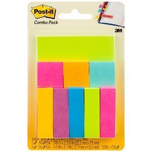 Post-it Notes and Page Markers Assorted