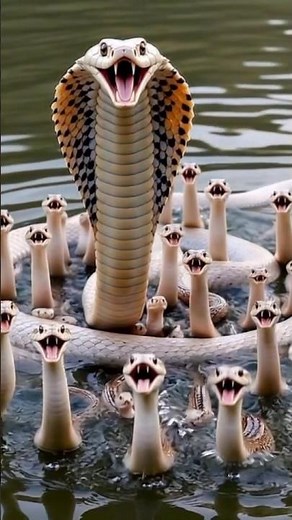 Snakes nest explosion | Thousands of coming out