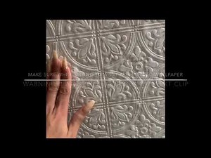 DIY Paintable Wallpaper