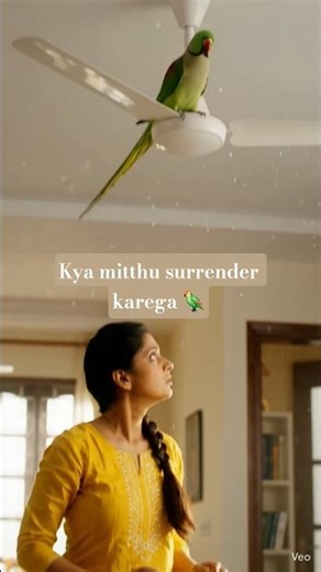 Nahane ke dar se chhupa tha mitthu fir dekhiye twist 🦜🤣😂😂🤣