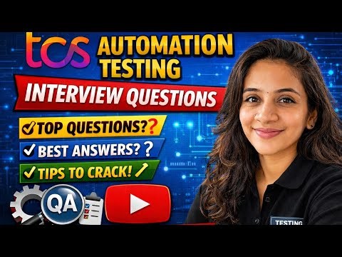 TCS Automation Testing Interview Experience | Real-Time QA & SDET Interview Preparation 2026