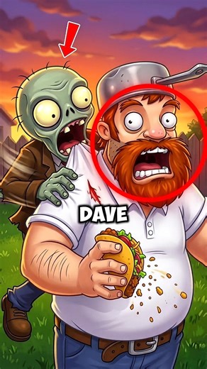 The Crazy Dave was secretly becoming a zombie this whole time in PvZ? #shorts #plantsvszombies