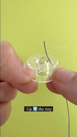 How to Wind a Bobbin on a Sewing Machine (No Holding Thread) | Up the Hole Trick