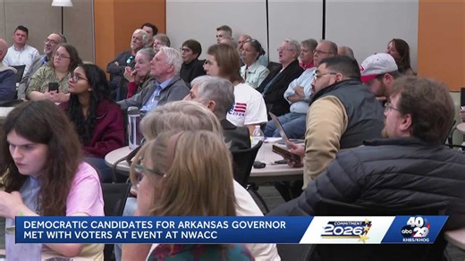 Democratic candidates for Arkansas governor address voters