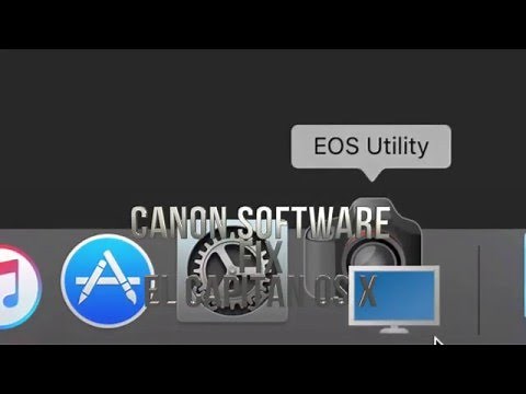 How to make Canon EOS Utility work on El Capitan OSX